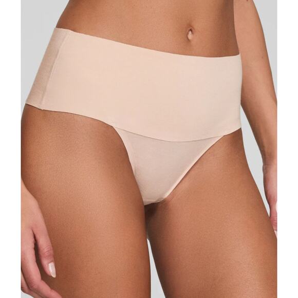 SPANX Seamless High Waist Thong Brown Small NWT - Picture 6 of 7